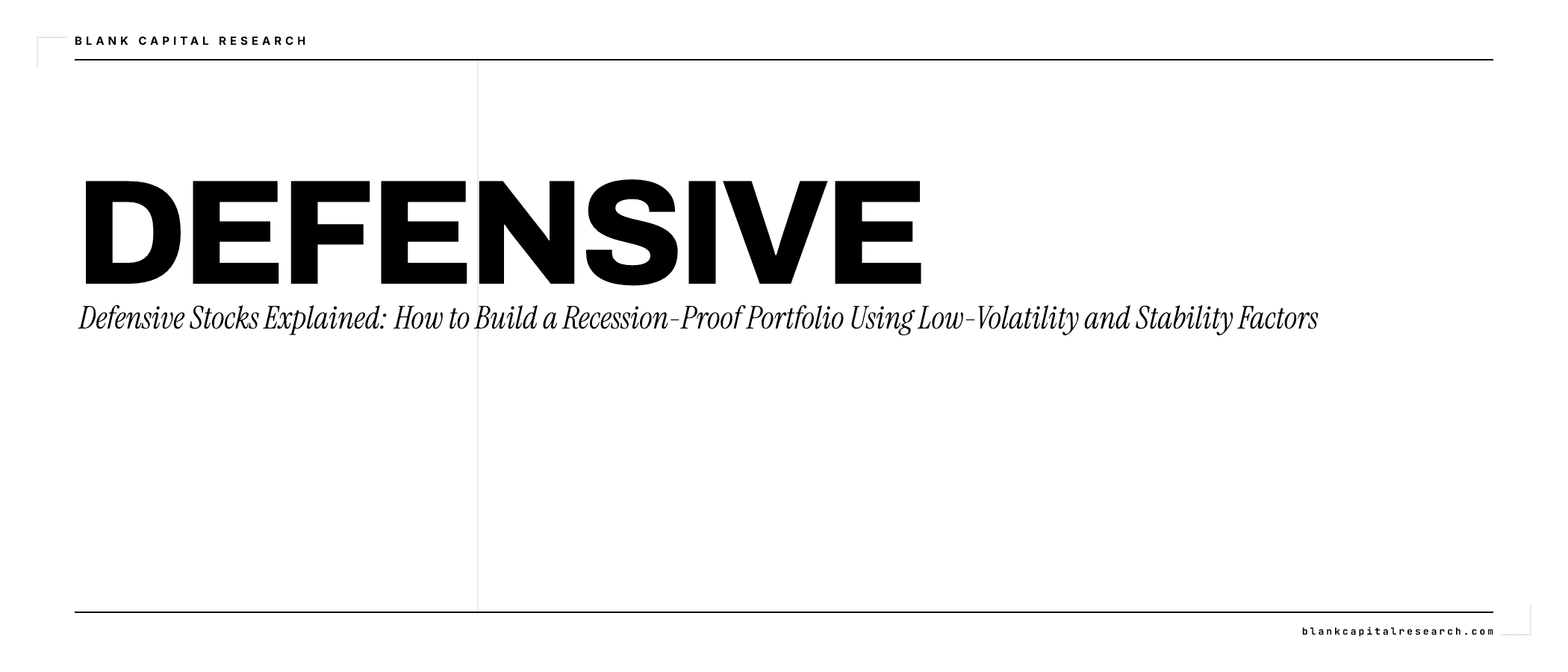 Defensive Stocks: Build a Recession-Proof Portfolio Guide